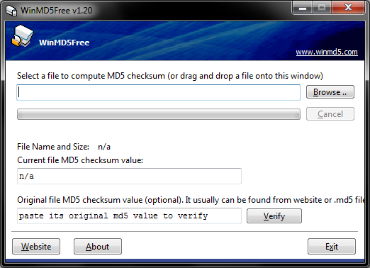 Image of WinMD5 Free